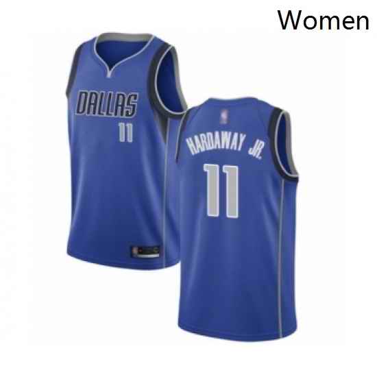 Womens Dallas Mavericks 11 Tim Hardaway Jr Authentic Royal Blue Basketball Jersey Icon Edition